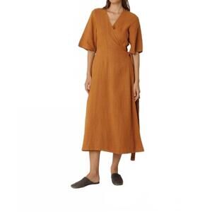 NEW INDI & COLD vestido maxi dress in oxido